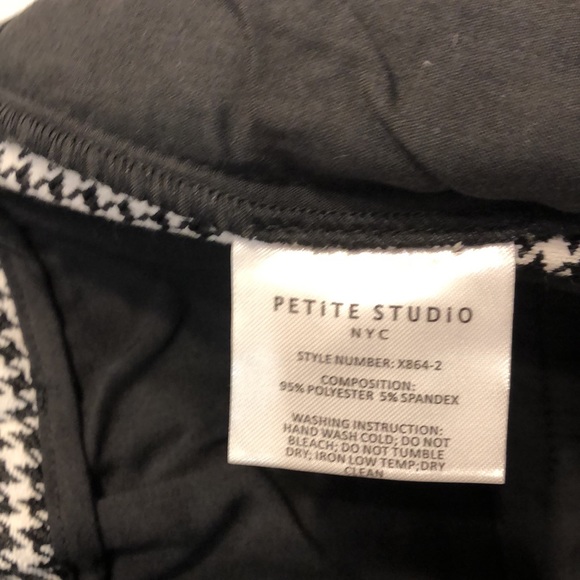 Petite Studio Houndstooth Addison Pant NWT - Picture 9 of 9